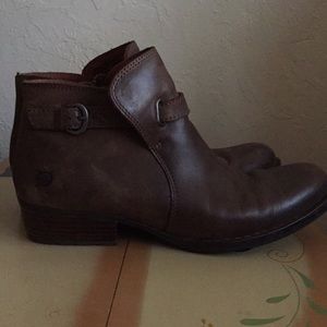 Born leather booties